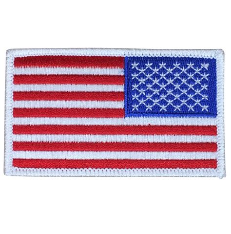 reverse side full color us flag cloth replica|american flag patch.